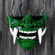 Noh Halloween half face mask, view 5 - MRSLM