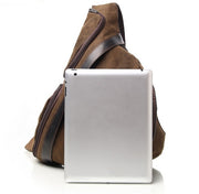 retro washed canvas shoulder bag - MRSLM