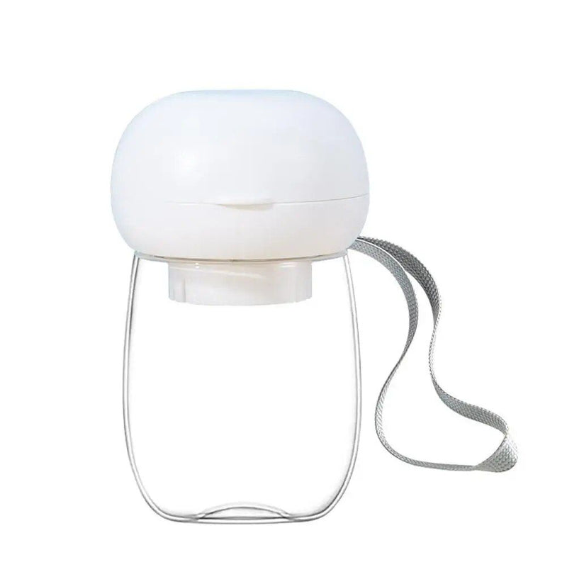 portable pet water bottle with bowl, view 2 - MRSLM