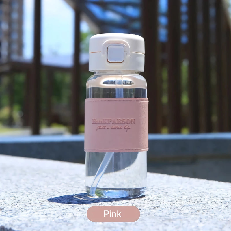 cute water bottle with straw, view 10 - MRSLM