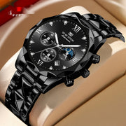 men's double calendar quartz watch, view 14 - MRSLM