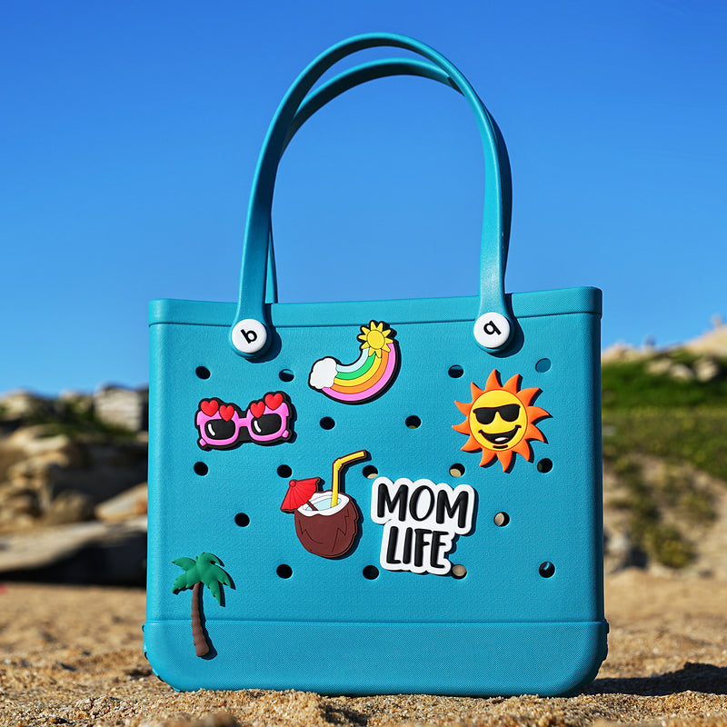 waterproof beach basket tote bag, view 14 - MRSLM