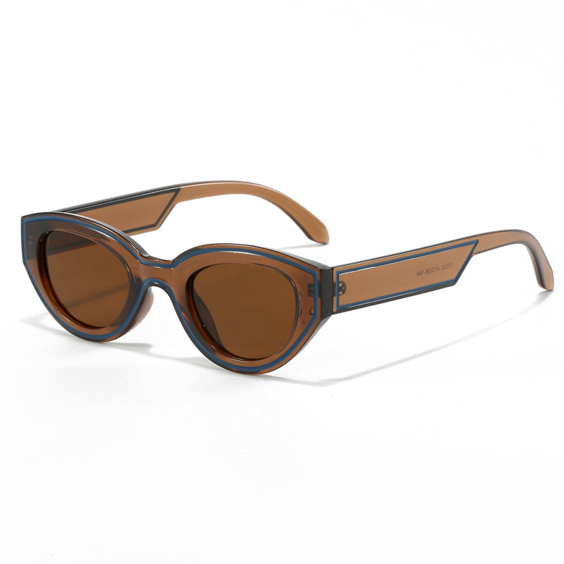gradient cat eye sunglasses, view 5 - MRSLM