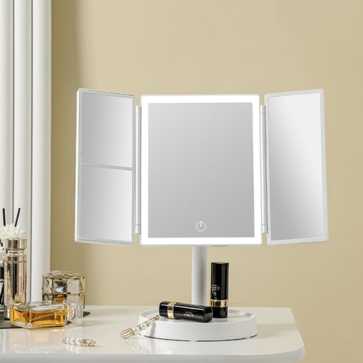 foldable LED makeup mirror - MRSLM