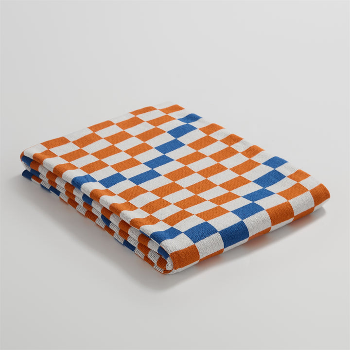 Colorful Plaid Blanket - Perfect for Home, Travel, and Outdoor Use