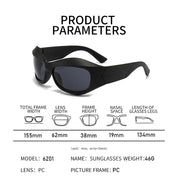 oversized unisex sunglasses, view 13 - MRSLM