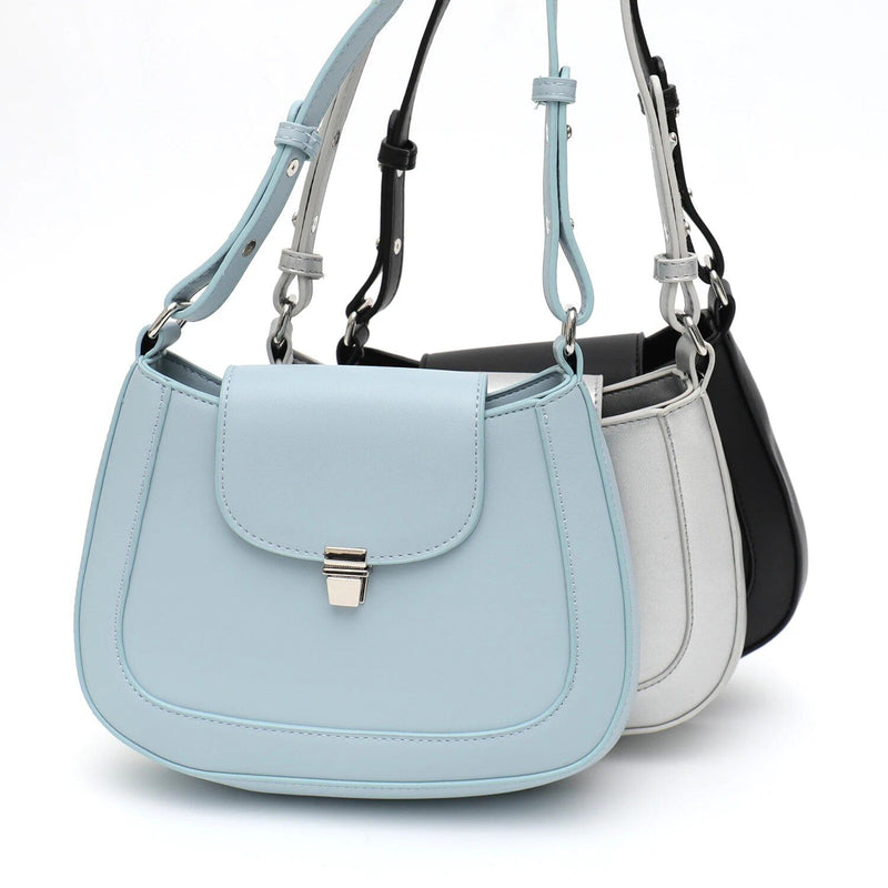 Vegan leather shoulder bag, view 8 - MRSLM