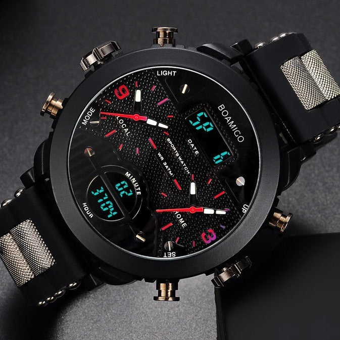 Men's 3 time zone watch - MRSLM