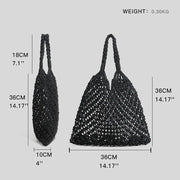 Cotton beach tote bag, view 8 - MRSLM