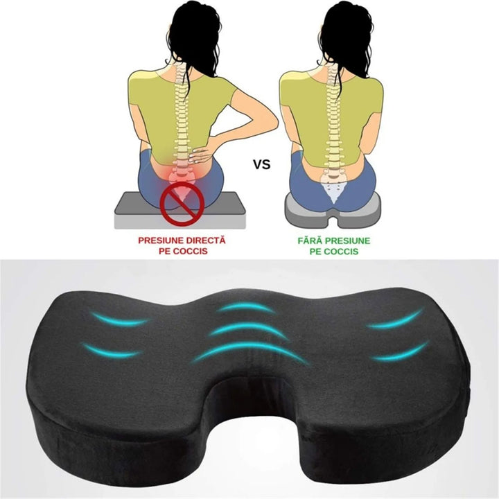 Orthopedic Memory Foam U-Shaped Seat Cushion