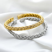 Woven charm bracelet, view 5 - MRSLM