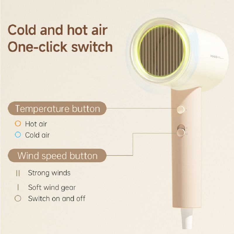 1800W anion hair dryer, view 5 - MRSLM