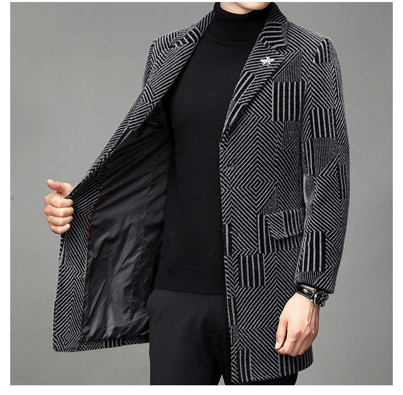 Men's windbreaker casual coat, view 9 - MRSLM