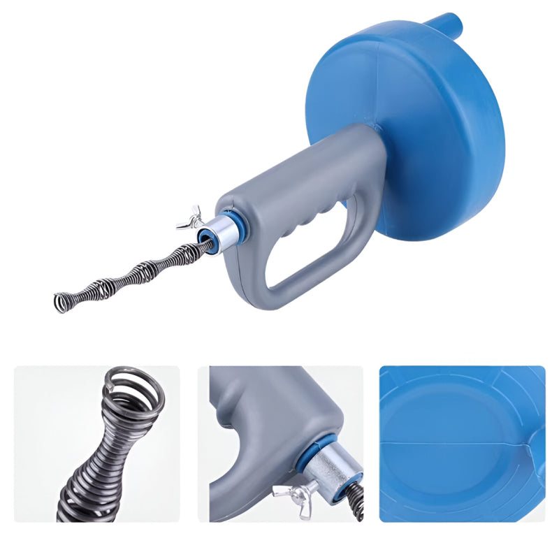 handheld drain dredge cleaner, view 3 - MRSLM