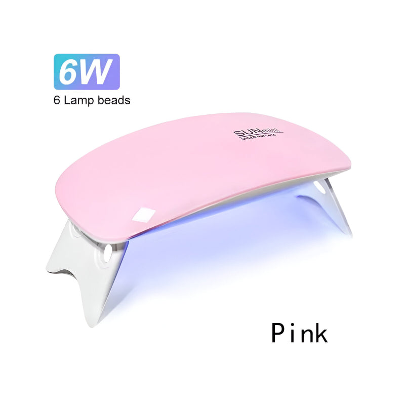 portable 6w mini nail dryer led uv lamp, view 2 - MRSLM