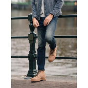 men's slim fit selvedge jeans, view 3 - MRSLM