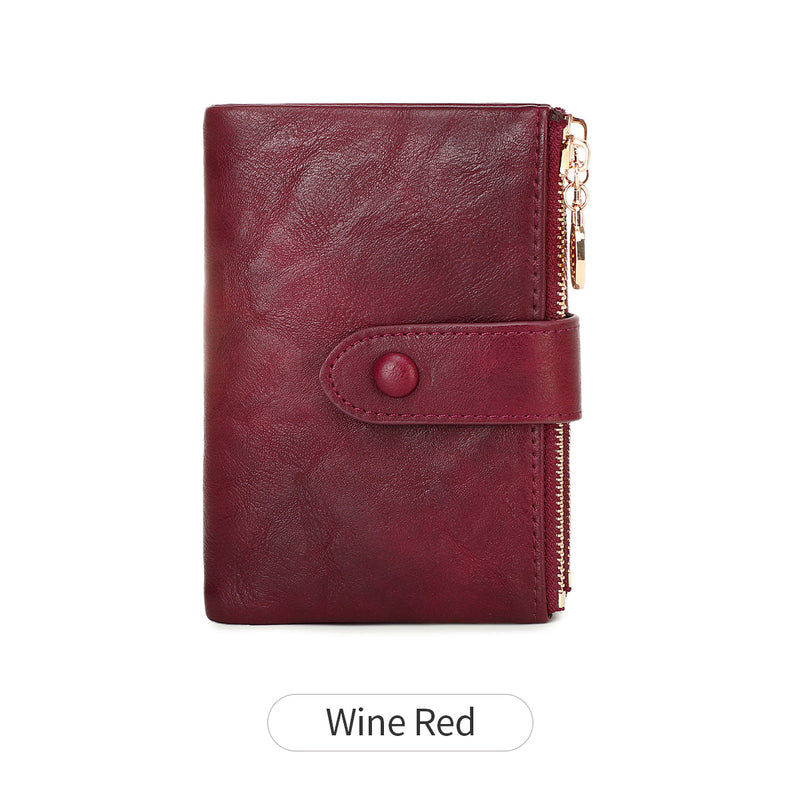 minimalist large capacity zipper wallet, view 3 - MRSLM