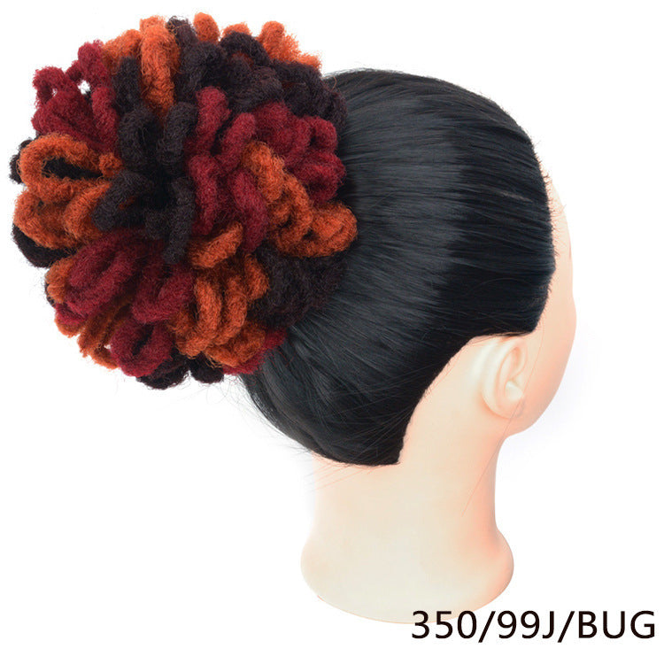 african wig bun drawstring afro hair, view 17 - MRSLM