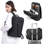 Men's waterproof travel business backpack, view 8 - MRSLM
