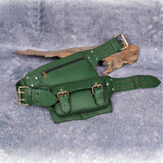 Unisex PU mobile coin purse waist bag, view 5 - MRSLM