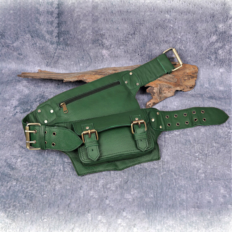 Unisex PU mobile coin purse waist bag, view 5 - MRSLM