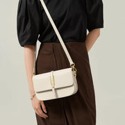 white leather crossbody bag, view 5 - MRSLM