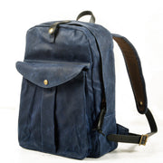 Retro canvas backpack, view 9 - MRSLM