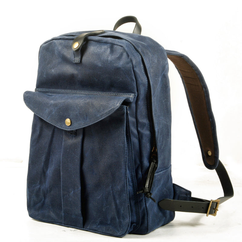 Retro canvas backpack, view 9 - MRSLM