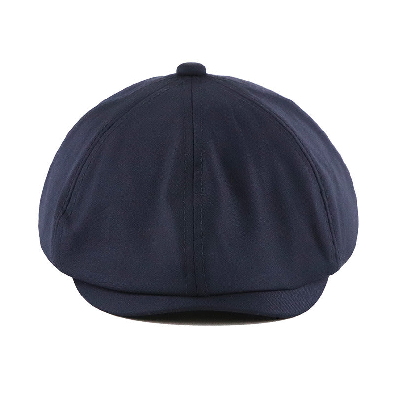 solid color retro beret, view 5 - MRSLM