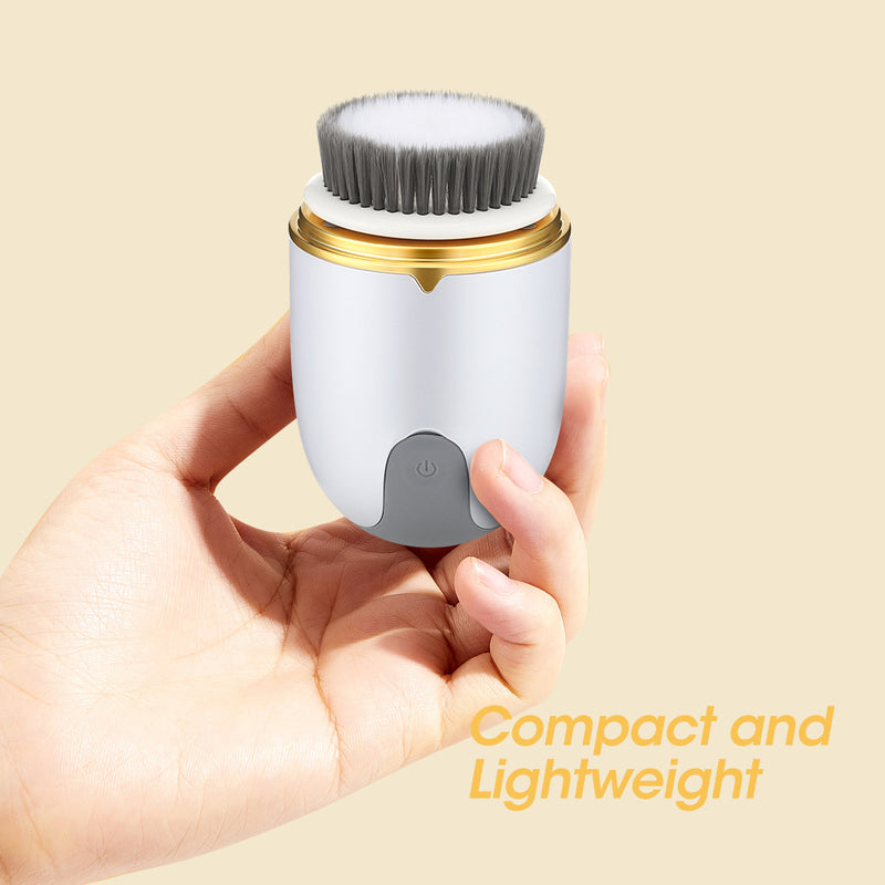electric facial cleansing brush with 360 rotation, view 8 - MRSLM