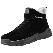 Men's lace-up PU boots with thick sole, view 5 - MRSLM
