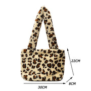 plush shoulder handbag, view 8 - MRSLM