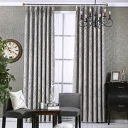 solid color chenille curtains, view 2 - MRSLM