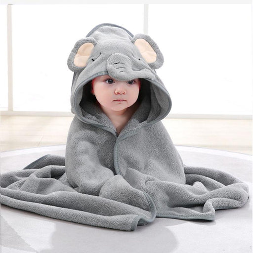 soft flannel baby bathrobe - MRSLM