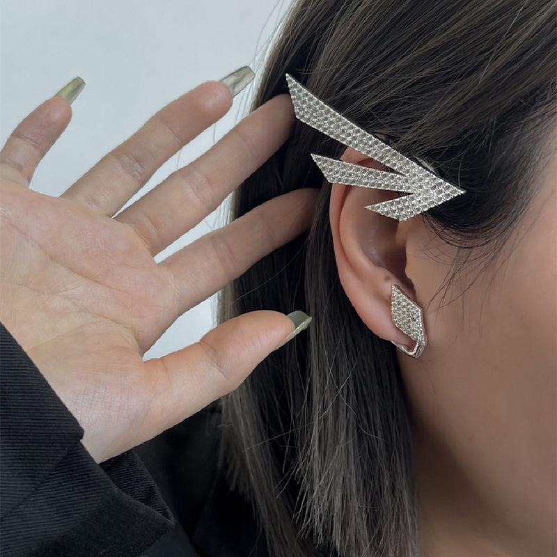 concave ear bone clip, view 2 - MRSLM