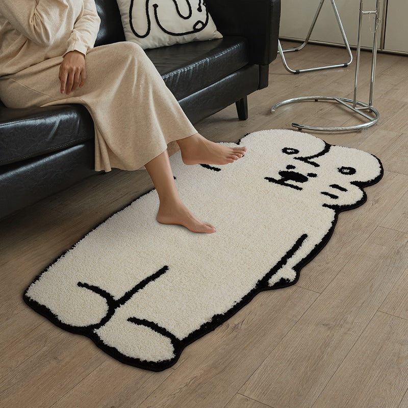 modern non-slip rug, view 4 - MRSLM