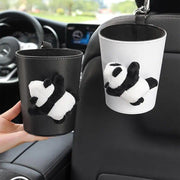 panda car trash can, view 4 - MRSLM