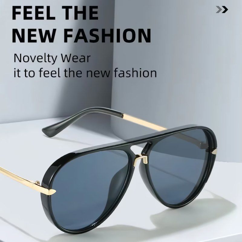 unisex aviator sunglasses, view 4 - MRSLM