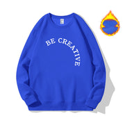 loose thick round neck sweatshirt - MRSLM