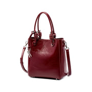 genuine leather crossbody handbag, view 3 - MRSLM