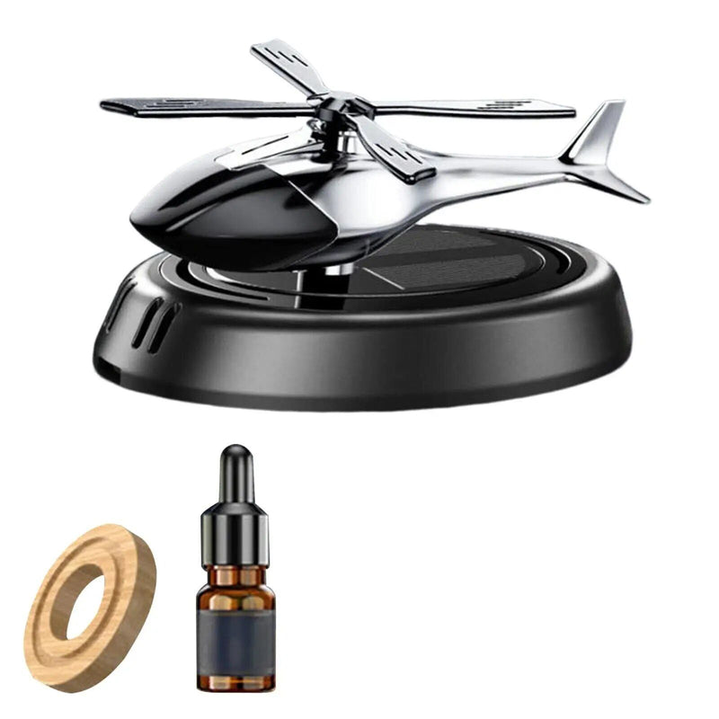 solar helicopter car air freshener, view 2 - MRSLM