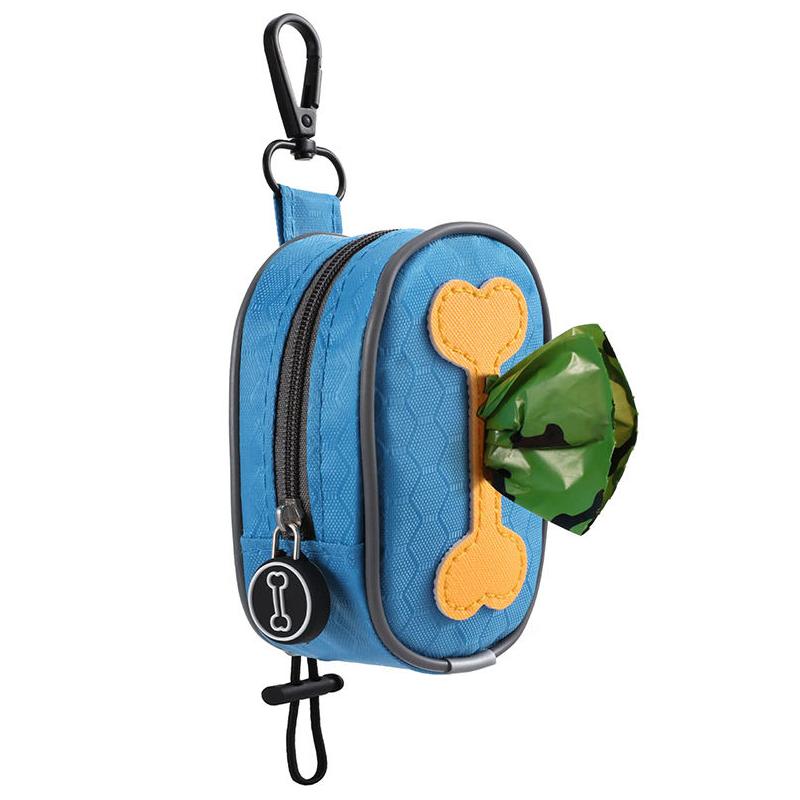 dog poop bag holder for leash, view 3 - MRSLM