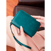 retro business PU leather passport wallet, view 11 - MRSLM