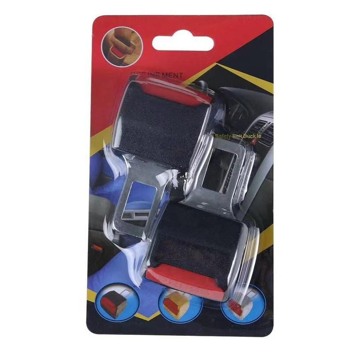 2-Pack Seat Belt Extender - Car Safety Belt Buckle Extension Clip