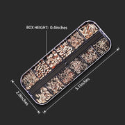 Nail pearl rivet shell jewelry set, view 6 - MRSLM