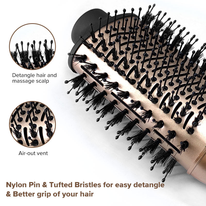 hot air brush hair dryer, view 7 - MRSLM