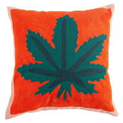 floral embroidery cushion cover, view 7 - MRSLM