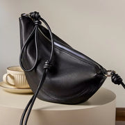 soft leather minimalist crossbody bag, view 7 - MRSLM