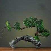 Artificial potted plant bonsai decor, view 3 - MRSLM