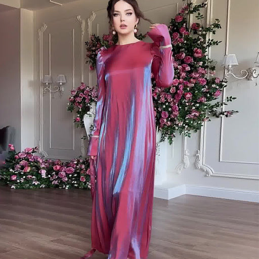 glitter satin swing dress - MRSLM